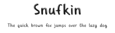 Snufkin by ThorType — Script Handwritten Font — thumbnail 1