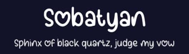 Sobatyan by Aisyah — Script Handwritten Font — thumbnail 2
