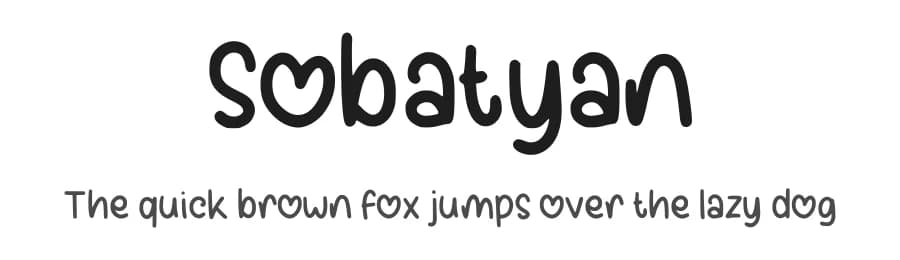 Sobatyan by Aisyah — Script Handwritten Font — preview 1