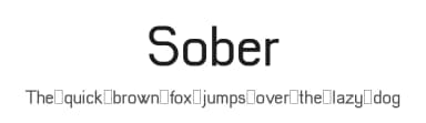 Sober by Studio Typo — Sans Serif Font — thumbnail 1