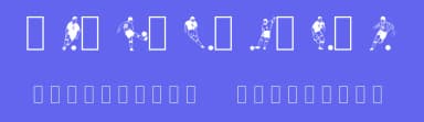 Soccer Dance — Dingbats Font — thumbnail 3