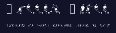 Soccer Dance — Dingbats Font — thumbnail 2
