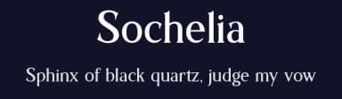Sochelia by Iqbal Habibi — Serif Font — thumbnail 2