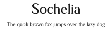 Sochelia by Iqbal Habibi — Serif Font — thumbnail 1