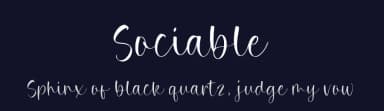 Sociable by Balpirick Studio — Script Handwritten Font — thumbnail 2
