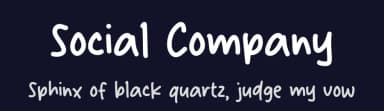 Social Company by Origin Type — Script Handwritten Font — thumbnail 2