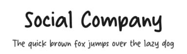Social Company by Origin Type — Script Handwritten Font — thumbnail 1