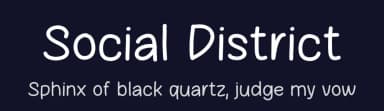 Social District by MJType — Script Handwritten Font — thumbnail 2