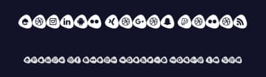 Social Logos Color by elharrak — Dingbats Font — thumbnail 2
