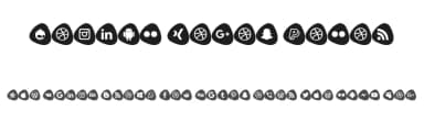 Social Logos Color by elharrak — Dingbats Font — thumbnail 1