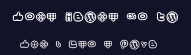 Social Media Icons Bold by Socialh — Dingbats Font — thumbnail 2