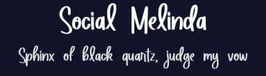 Social Melinda by Allouse Studio — Script Handwritten Font — thumbnail 2