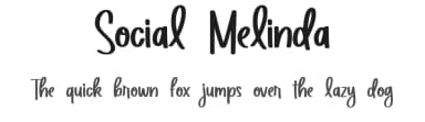 Social Melinda by Allouse Studio — Script Handwritten Font — thumbnail 1