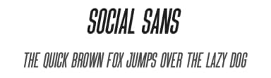 Social Sans by BfredDesign — Sans Serif Font — thumbnail 1