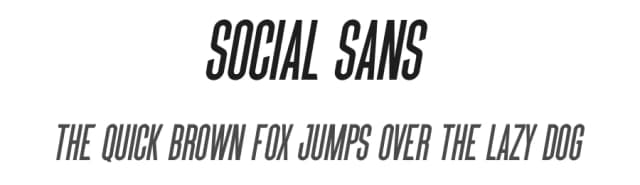 Social Sans by BfredDesign — Sans Serif Font