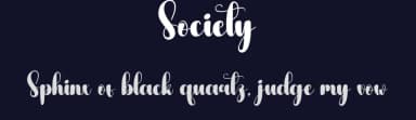 Society by Andi Moz — Script Handwritten Font — thumbnail 2