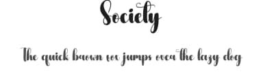 Society by Andi Moz — Script Handwritten Font — thumbnail 1