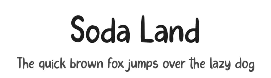 Soda Land by Typefactoryco — Script Handwritten Font