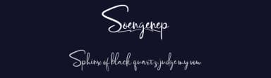 Soengenep by Phytypo Design — Script Handwritten Font — thumbnail 2