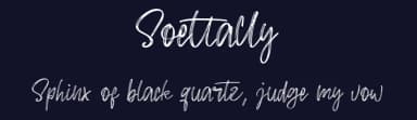 Soettally by Al Ghul — Script Handwritten Font — thumbnail 2