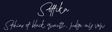 Soffika by Topan Sofyan — Script Handwritten Font — thumbnail 2
