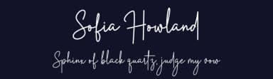 Sofia Howland by Picky Labs — Script Handwritten Font — thumbnail 2