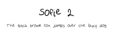 Sofie 2 by BonBon — Script Handwritten Font — thumbnail 1