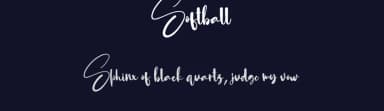 Softball by Scratchones — Script Handwritten Font — thumbnail 2