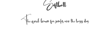 Softball by Scratchones — Script Handwritten Font — thumbnail 1