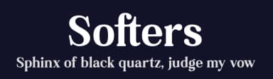 Softers by Storytype Studio — Serif Font — thumbnail 2