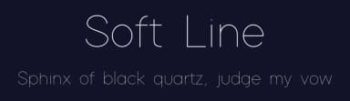 Soft Line by yehorunina — Sans Serif Font — thumbnail 2