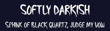 Softly Darkish by Md Shohail Bhuian — Script Handwritten Font — thumbnail 2