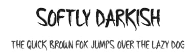 Softly Darkish by Md Shohail Bhuian — Script Handwritten Font — thumbnail 1