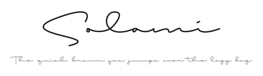 Solami by Jadatype — Script Handwritten Font