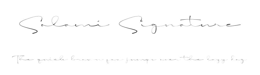 Solami Signature by Jadatype — Script Handwritten Font