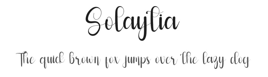 Solaytia by Inermedia Studio — Script Handwritten Font