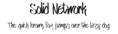 Solid Network by Studio Hello Good — Script Handwritten Font — thumbnail 1