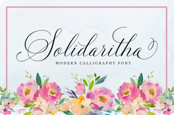 Solidaritha Font by Great Studio — Script Handwritten Font