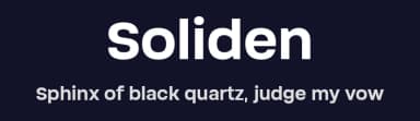 Soliden by Eko Bimantara — Sans Serif Font — thumbnail 2