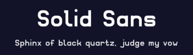 Solid Sans by ThorType — Sans Serif Font — thumbnail 2