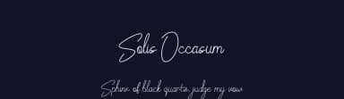 Solis Occasum by Altea — Script Handwritten Font — thumbnail 2