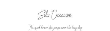 Solis Occasum by Altea — Script Handwritten Font — thumbnail 1