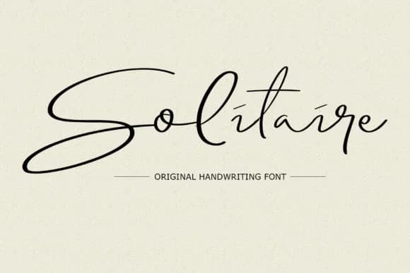 Solitaire Font by Gumacreative — Script Handwritten Font