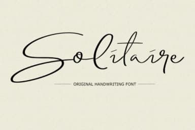 Solitaire Font by Gumacreative — Script Handwritten Font — thumbnail 1