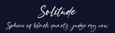 Solitude by Letterative Studio — Script Handwritten Font — thumbnail 2