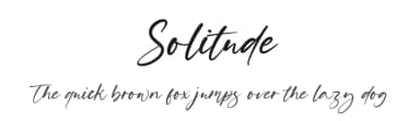 Solitude by Letterative Studio — Script Handwritten Font — thumbnail 1