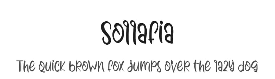 Sollafia by One Design — Script Handwritten Font — preview 1