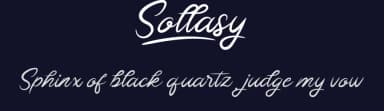 Sollasy by WDfont — Script Handwritten Font — thumbnail 2
