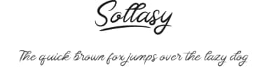 Sollasy by WDfont — Script Handwritten Font — thumbnail 1
