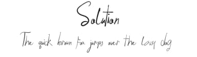 Solution by Eddy Goodboy — Script Handwritten Font — thumbnail 1